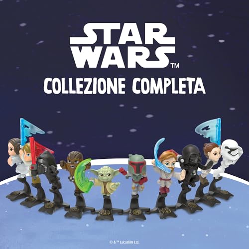 Kinder Sorpresa - Set di 3 Uova di Cioccolato al Latte con Sorpresa, Ogni Uovo Contiene un Gioco Unico Star Wars, Senza Glutine, Snack Dolce Ideale per Merenda, Confezione da 60 gr - Immagine 2
