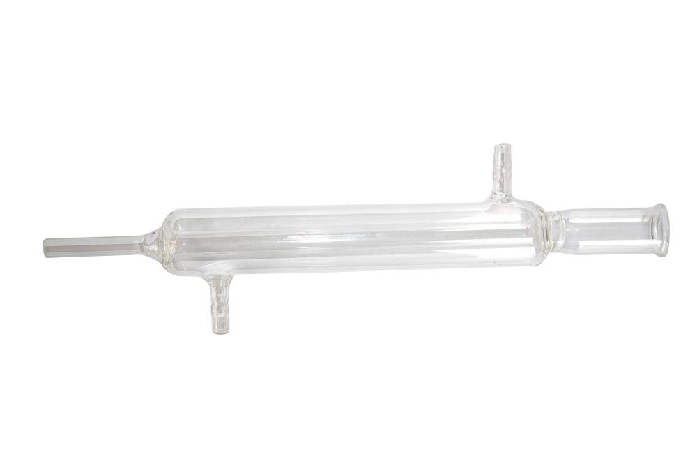 Kit de cristalería de laboratorio de destilación de vidrio, destilador de aceite esencial, purificador de agua para hacer tu propio aceite esencial, Moonshine 150 ml (condensador recto)