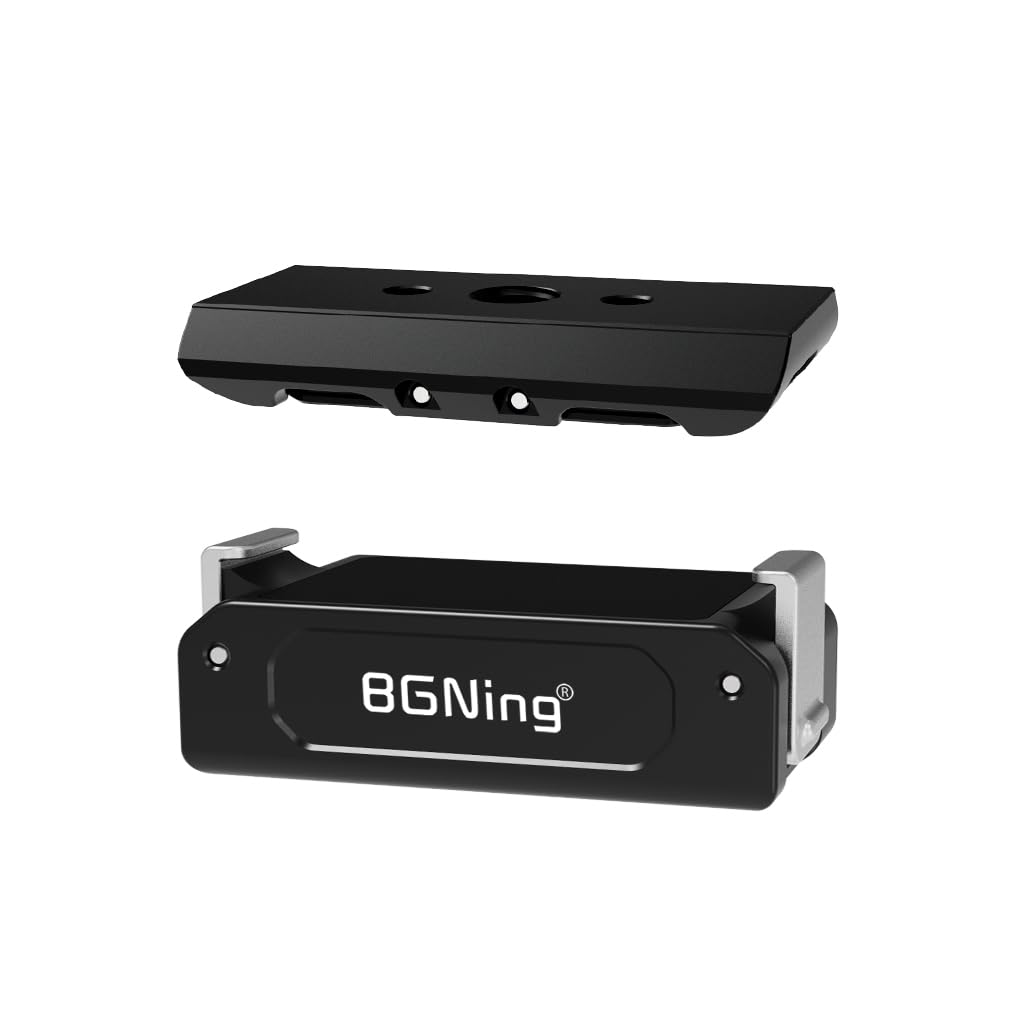 BGNing Quick Release Plate Magnetic Quick Release Arca Sliders Compatible with Action5 Magnetic Accessory,for Tripod Camera Accessories with 1/4 Screw 1/4 ARRI (Type 2)