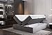 Produktbild Palermo Boxspringbett mit Bettkästen H3 Matratze mit Topper (Grau, 200 x 200 cm)