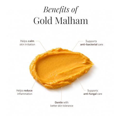 Image of Misti Ayurvedic Gold Malham (Ointment) - 15 gm | Ointment For Repairs Crack Foot, Ringworms, Burn Marks, Allergies,Fungal Infection | Helps In Pigmentation | For Men & Women | Daily Use