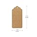300 Feet Natural Jute Twine and 100PCS Brown Rectangle Kraft Paper Gift Tags for Crafts & Price Tags Labels by Blisstime