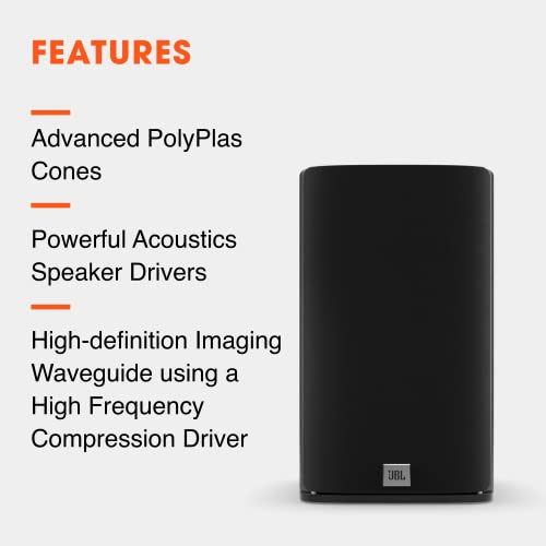 JBL Studio 630, Dark Wood - High-Performance Bookshelf Loudspeaker - with 6.5” PolyPlas Cone Woofer, 2414H-1 Compression Driver & Magnetic Grille - Thumbnail 3