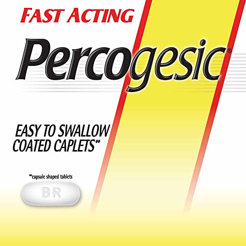 Percogesic Original Pain Relief | Aspirin Free Fast Acting Relief | 90 Coated Caplets - Thumbnail 4