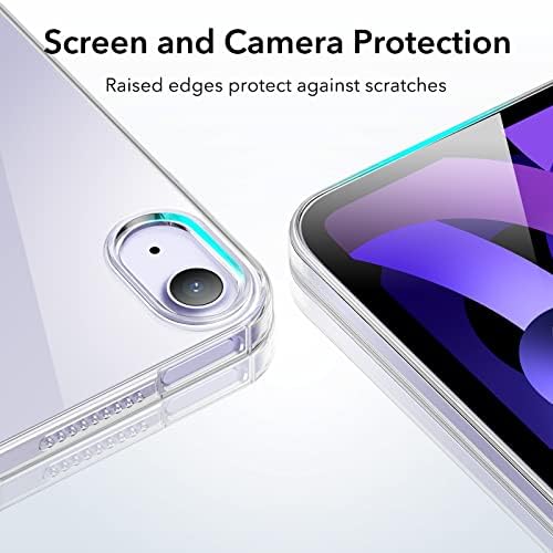 ESR Clear Case Compatible with iPad Air 5th Generation (2022)/iPad Air 4th Generation (2020), Transparent Back Cover, Supports Pencil 2, Project Zero Series, Clear