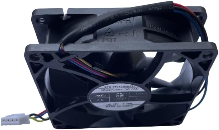 EFC-08E12W-GP01 12V 0.70A 8025 80 * 80 * 25mm 4 Wires Cooling Fan New