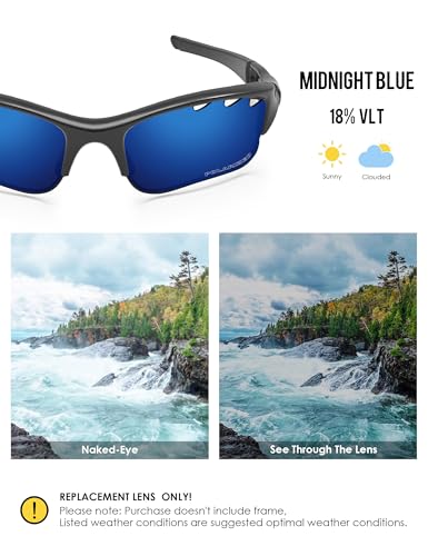 Image of BLAZERBUCK Replacement Lenses & Sock Kit for Oakley Flak Jacket XLJ Vented Sunglass