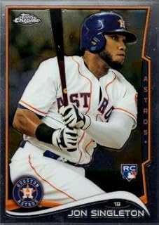 2014 Topps Chrome Baseball #55 Jon Singleton Rookie Card
