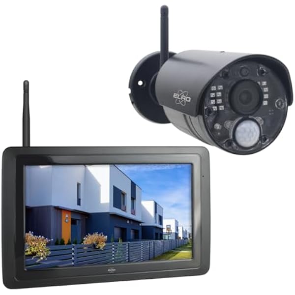 ELRO CZ40RIPS bezprzewodowy system monitoringu, kamera Full-HD 1080p z noktowizorem, monitor i aplikacja 7\