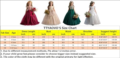 Vestido princesa de encaje elegante TTYAOVO para eventos religiosos 7