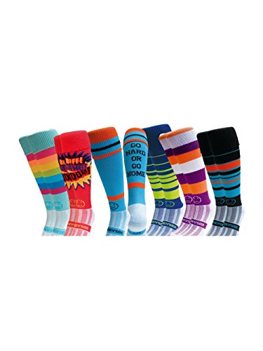 Calcetines deportivos WackySox Cosa Salvaje pack de 4 pares tallas 35 a 40 para jóvenes