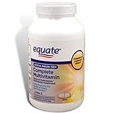 Equate Mature Adult 50+ One Daily Complete Multivitamin Compare to Centrum Silver (200 Ct) ( Pack of Two )