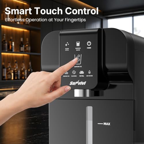 SUNVIVI Nugget Ice Maker Countertop, Auto Drop Ice, Self Cleaning by SUNVIVI - Used condition - Image 3