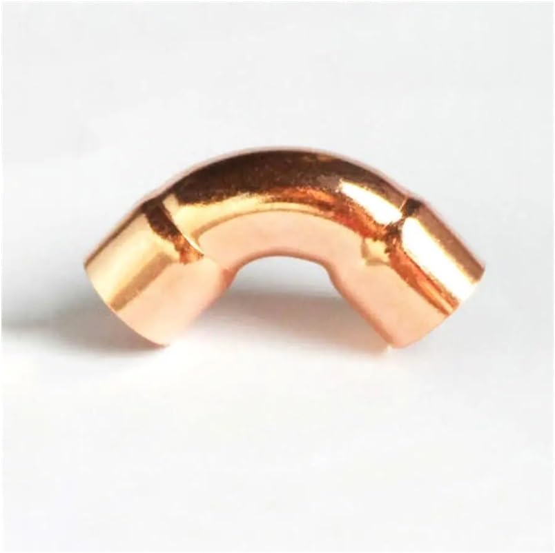 ROUPWKWO 内径16mm 銅 90エルボ 長半径 スコケット 溶接エンドフィード カプラー 配管継手 水 ガス オイル
