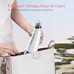 Blackhead Remover Pore Vacuum, Blackhead Vacuum, Facial Pore Cleaner with 5 Adjustable Suction Levels, 5 Probes, USB Rechargeable Pore Cleaner, Electric Comedone Whitehead Extractor Tools Kit - Image 3