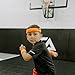 Suddora Sweatbands for Kids, Moisture Wicking 2 Wristbands and 1 Headband Set, Soft and Skin-Friendly Fabric, Moisture-Wicking Athletic Sweat Bands for Basketball, Baseball, Soccer, Neon Orange