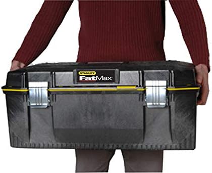 Miniatura 14 de STANLEY FATMAX Caja de herramientas impermeable de 22.8 in - Resistente al agua - Gran capacidad de almacenamiento - Ranura en V para corte