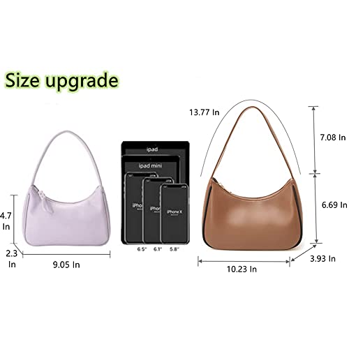 Image of CYHTWSDJ Shoulder Bags for Women, Cute Hobo Tote Handbag Mini Clutch Purse with Zipper Closure