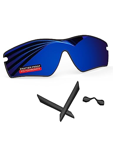 Image of PRO+ Polycarbonate Replacement Lenses & Rubber Kits for Oakley RadarLock Series Sunglasses