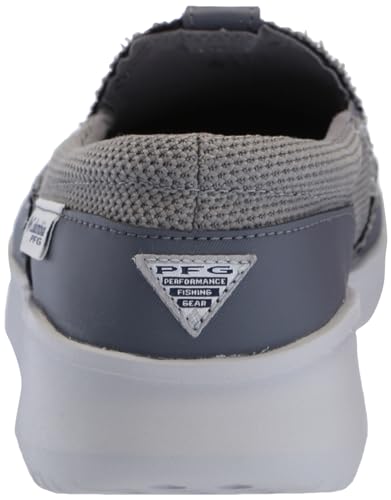 Columbia Men's Boatside Breathe PFG, Titanium Grey Steel/Graphite, 7