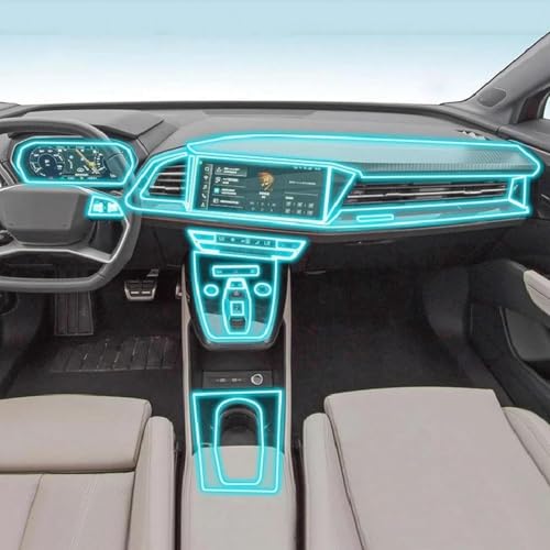 Film TPU de protection console centrale Audi Q5 e-tron 2022-2023 anti-rayures