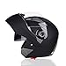 Produktbild NBGT Flip Motorrad-Sturzhelm Vollvisierhelm Doppelsonnenblende Außenreit Off-Road Helm abnehmbar und waschbar Futter (M54cm-Xxl61cm),5,XL