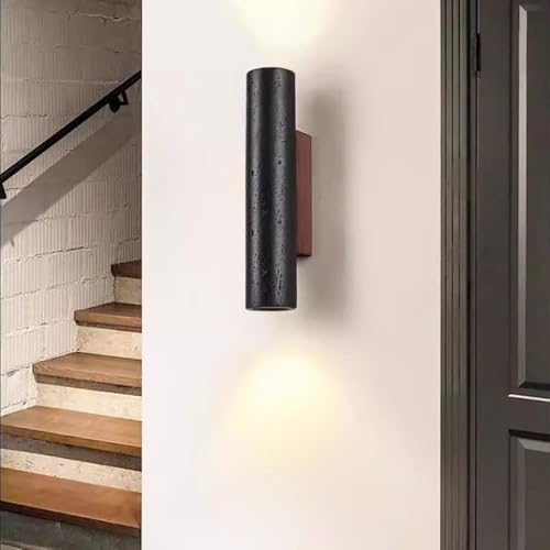 Lámpara de Pared Lineal Larga Aplique LED Negro Decoración Dormitorio 4