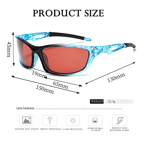 Long Keeper Polarized Sport Sunglasses for Men Women Classic Sport Sunglasses Fishing Running Golf Glasses UV Protection3