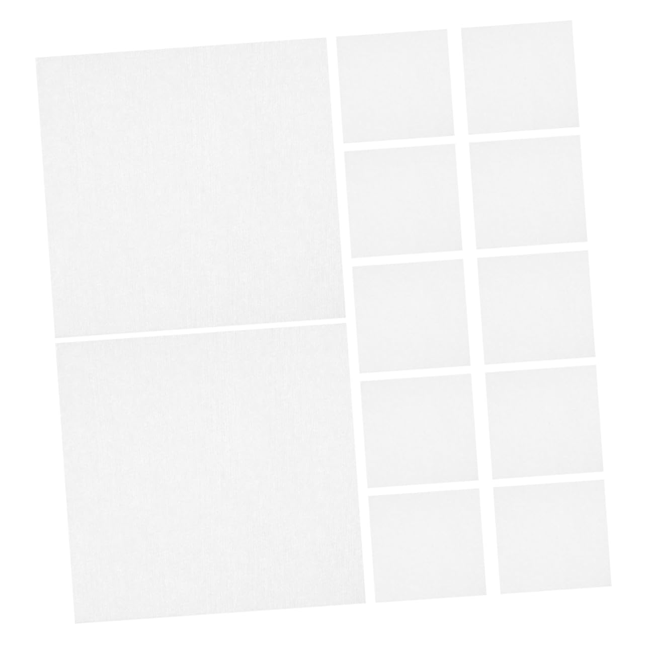 3 Sätze Staubfreie Papiertücher Gläser Pads Laptop-reinigungstücher Wischen Hygiene Laptops Linsentücher Fusselfreie Tücher Kleine Reinigungstücher Vlies Weiß 1200 Stück * 3