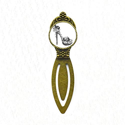 Marque-page papillon rétro style talons hauts pour vos moments de lecture