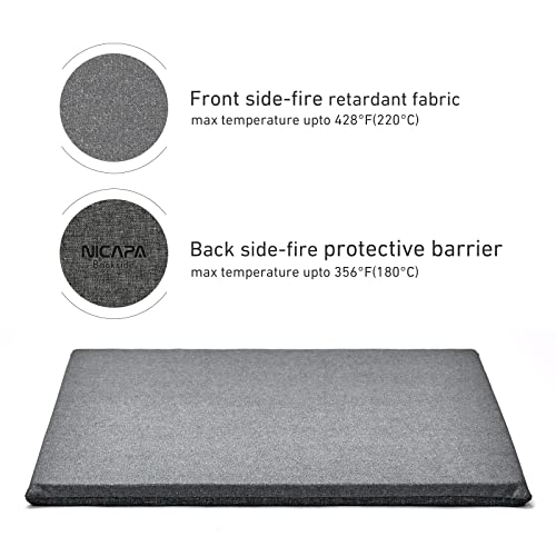 Nicapa Heat Press Mat (8x10 inch) for Cricut Easypress Craft Vinyl Ironing Insulation Transfer Heating Mats for Heat Press