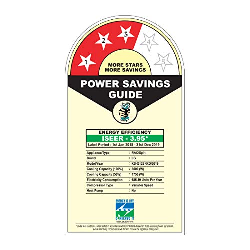 Image of LG 1 Ton 3 Star Inverter Split AC (Copper KS-Q12SNXD White)