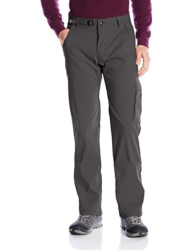 prAna Men's Standard Stretch Zion Pant, Charcoal, 32W x 30L