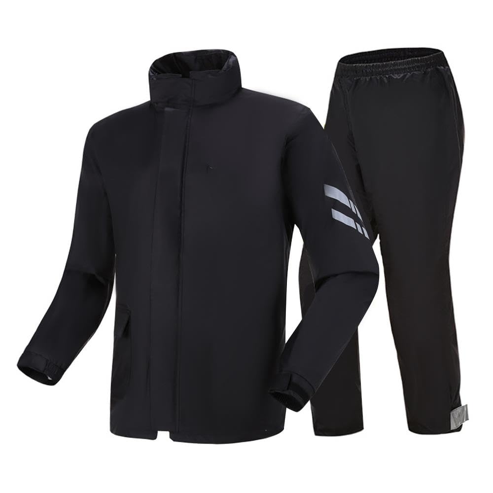 Hcclijo Männer Moto Regenmantel Regen Mantel Jacke Hosen Motorrad Angeln Sommer Motorrad Biker Regen Set