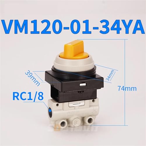 Interrupteur à bouton pneumatique pour commande de vérin manuelle