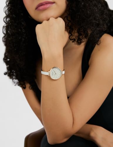 Image of Kenneth Cole Quartz Analog with Silver Dial Rose Gold Stainless Steel Strap Watch for Women - KCWLG0068003LD