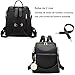 Imagen de zhongningyifeng Mochila para las mujeres de cuero de la PU a prueba de agua de viaje casual lindo bolso de hombro para las niñas