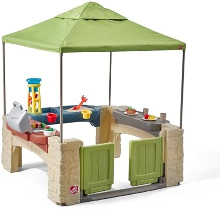 Step2 All Around Playtime Patio with Canopy Playset – Shaded Outd...