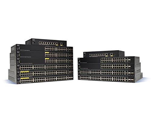 Image of CISCO DESIGNED Remanufactured SG350X48MP Stackable Managed Switch with 24 10 /100 Ports Plus 195W PoE, CISCO DESIGNED Small Business Product Enhanced Limited Hardware Warranty (SG350X48MPK9NA-RF)