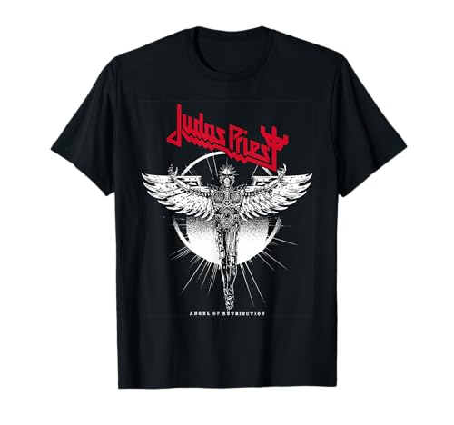 Judas Priest – Angel Rising Red Logo Camiseta