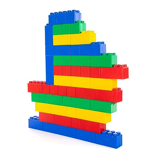 Wader Quality Toys Polesie Polesie41999 - Set di 72 Giocattoli da Costruzione per Animali Domestici, XXL, Multicolore, Grande - Lego - Immagine 3