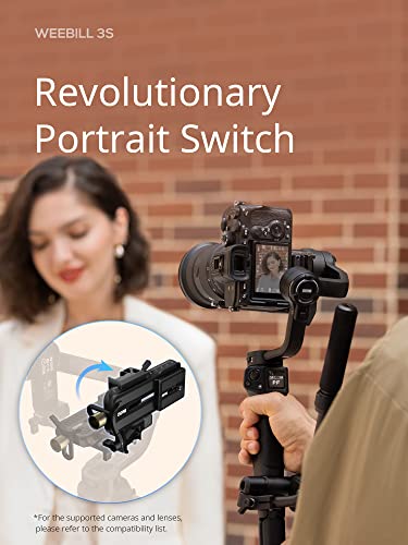 ZHIYUN Zhi Yun Weebill 3S Gimbal Stabilizer for DSLR Cameras - Black ZHIYUN Zhi Yun Weebill 3S Gimbal Stabilizer for DSLR Cameras - Black