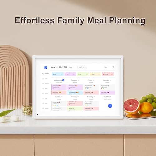 10.1 Inch Smart Digital Calendar Planner & Chore Chart, IPS HD Touchscreen Interactive Display, Smart Family Planner, Digital Picture Frame for Seamless Scheduling - Share Photos/Videos via App - Image 5