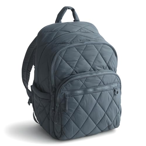 Image of Vera Bradley Featherweight XL Bancroft Backpack, Dark Slate, One Size