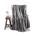 FLEECE BLANKET BY VELLUX - Full/Queen, Microfiber, Polar fleece, Lightweight, Warm, Soft - Tornado Grey