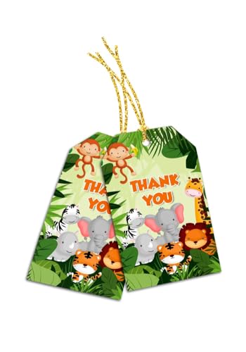 4 in 1 Animal Theme Coffee Mug, Choco, Thank You Card, and Paper Bag Combo | Animal Theme Return Gift for Kid's Birthdays - Image 7