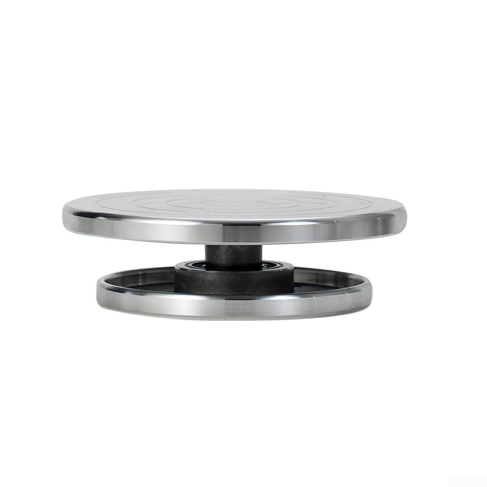 Robuster Drehteller aus Aluminiumlegierung mit doppelseitiger Drehung für Bildhauer und künstlerischen Modellbau (30 cm unter 20 cm)