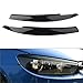 Three T Lunettes de phare de voiture phares sourcils paupières lunette autocollant sourcils garniture de couverture garniture Pour Scirocco 2009 2010 2011 2012 2013 2014 2015 2016 2017