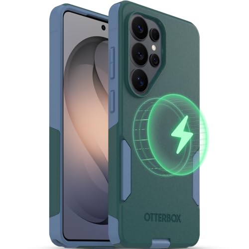 Image of OtterBox Samsung Galaxy S26 Ultra - Commuter Magnetic Case - Ocean Tides | 3X Military Drop Protection - Dual-Layer Design - Magnetic Fast Charge - Raised Edges - Port Covers
