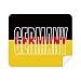 Germany Country Flag Name Cleaning Cloth Screen Cleaner 2pcs Suede Fabric